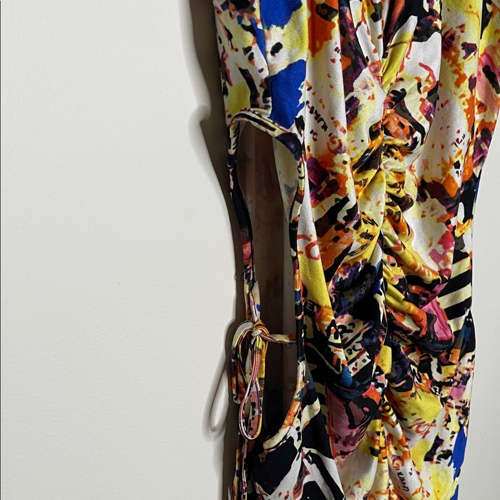 Minette Multicolor Abstract Romper - Picture 4 of 6